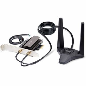 StarTech.com Wi-Fi 6E PCIe Network Card, Bluetooth 5.3, Magnetic Antenna Base, Tri-Band 802.11ax, AX5400 WiFi NIC, Windows/Linux StarTech.com Wi-Fi 6E PCIe Network Card, Bluetooth 5.3, Magnetic Antenna Base, Tri-Band 802.11ax, AX5400 WiFi NIC, Windows/Linux